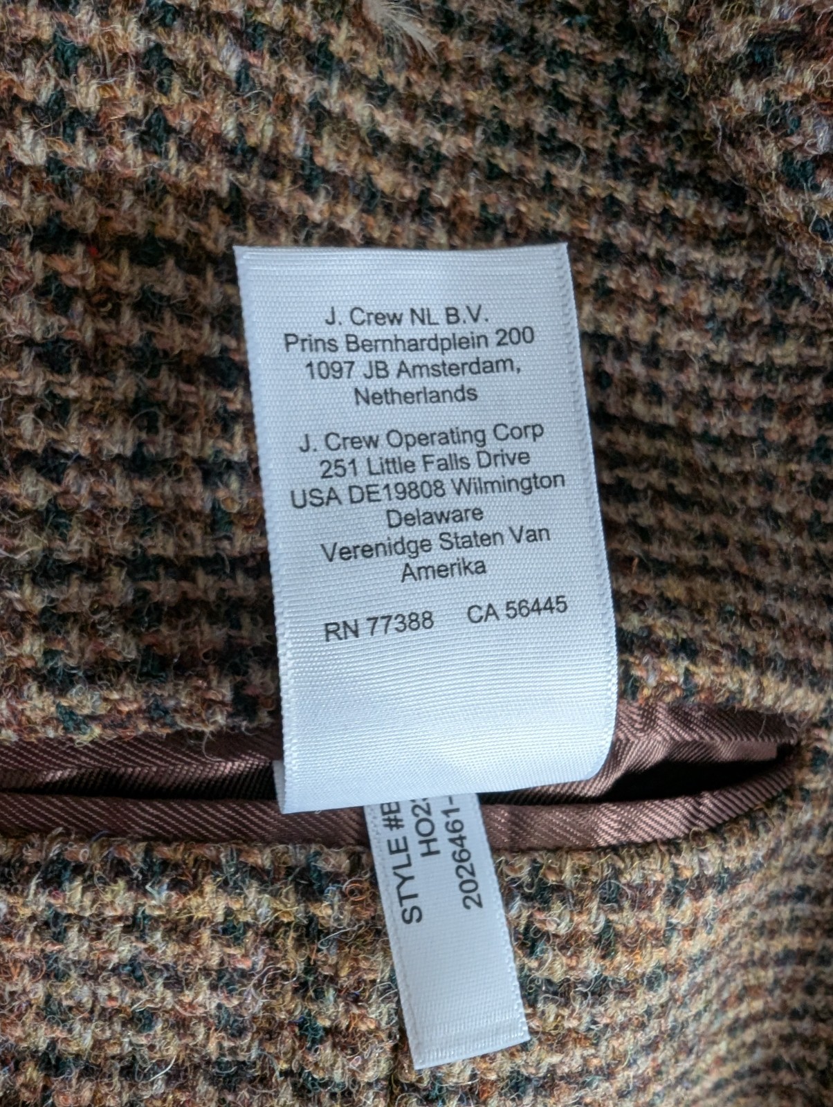 J Crew blazer Kenmare Harris Tweed Scottish wool limited edition mens 41R
