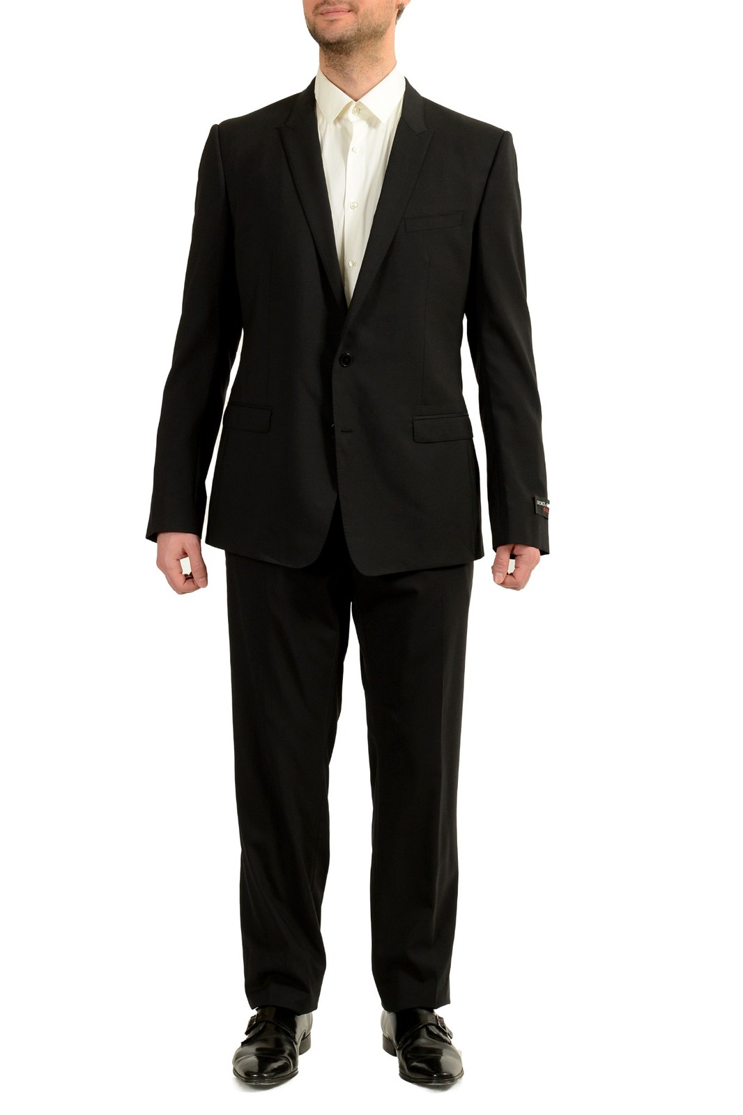 Dolce & Gabbana Men’s «Gold» Black Wool Two Button Suit US 46R IT 56R