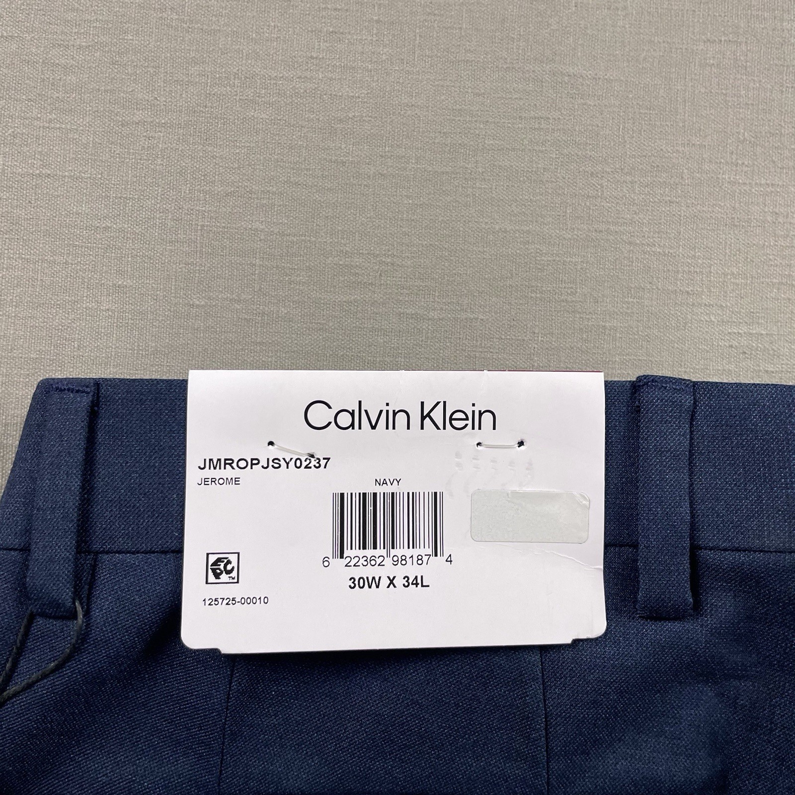 NWT Calvin Klein Jerome Pants Men’s 30×34 Blue Suit Separates Slim Fit Stretch