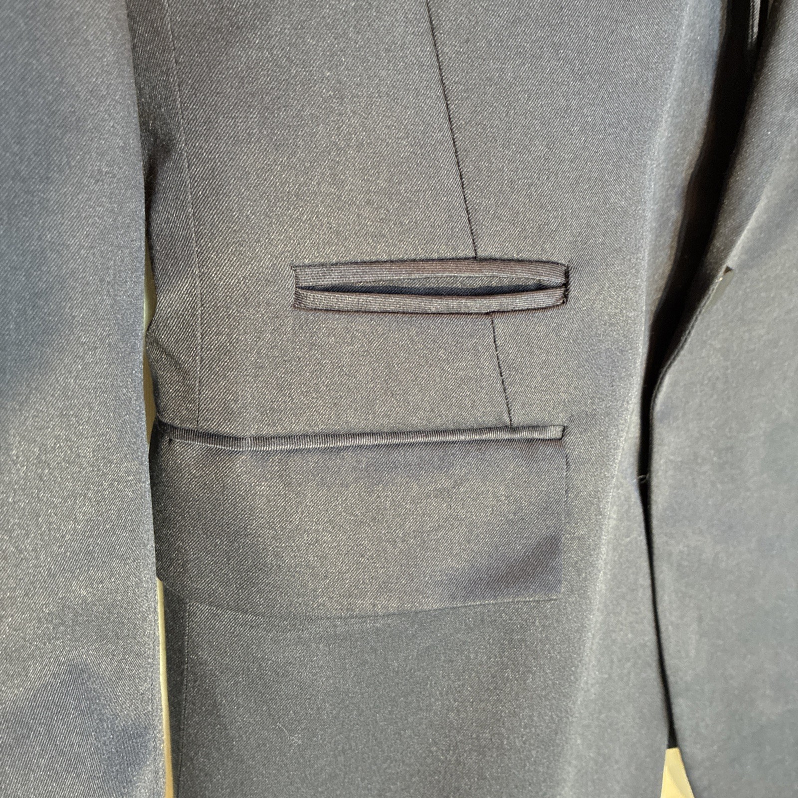 Blue Blazer Men’s 52 Formal Jacket Flame Homme Quality LN Tux Lined Six Pocket